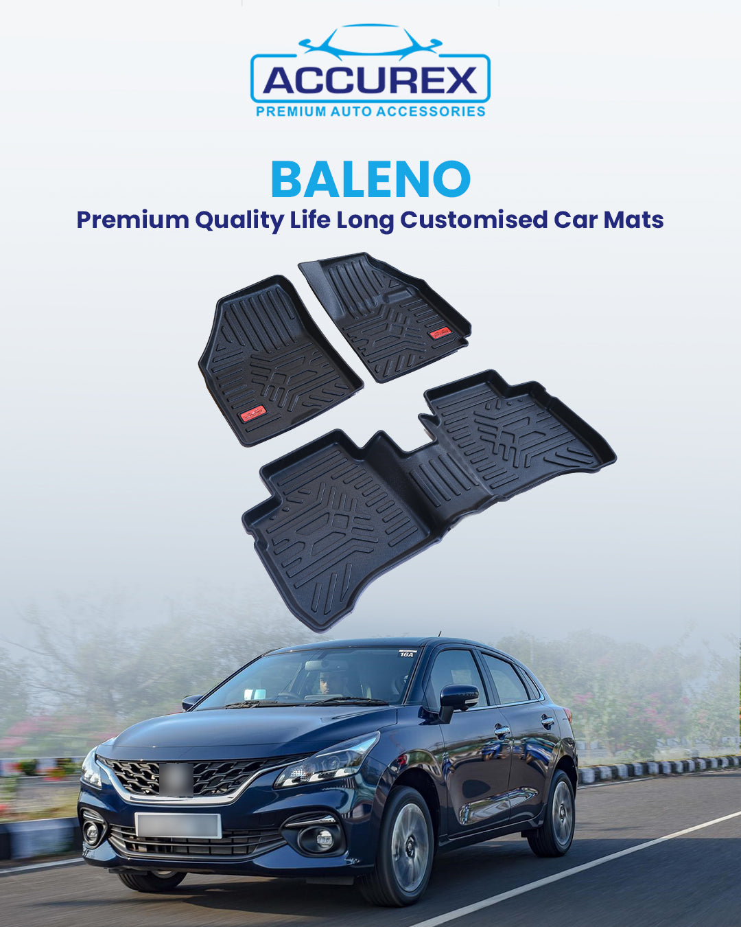 Premium Car Mats for Maruti Suzuki Baleno