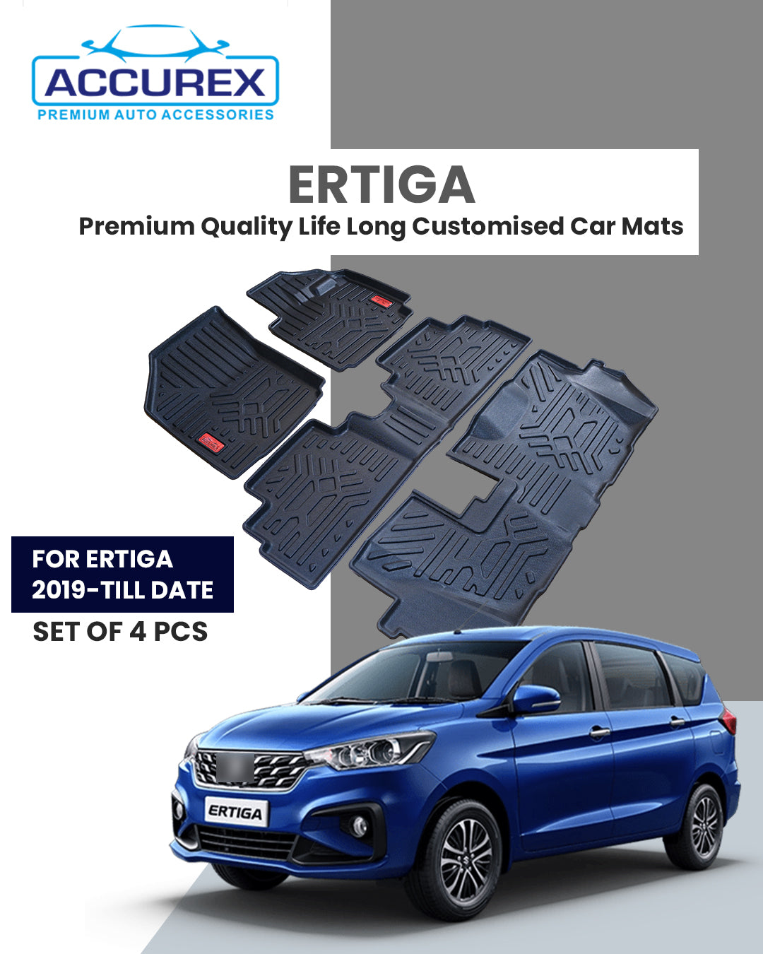 Premium Car Mats for Maruti Suzuki Ertiga