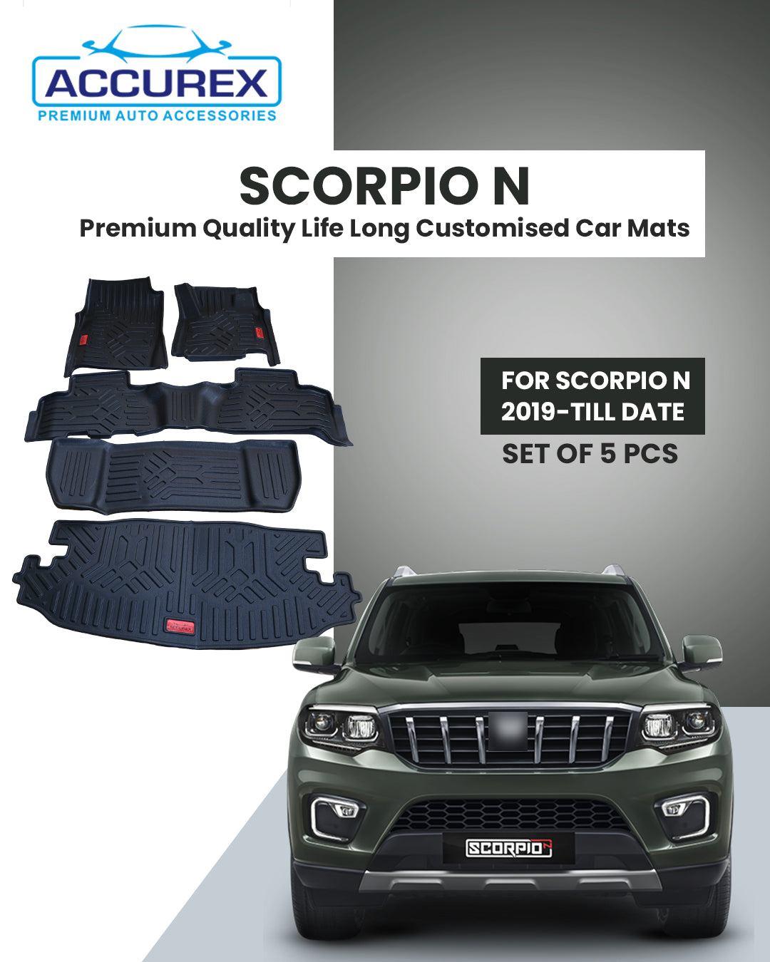 Premium Car Mats for Mahindra Scorpio N