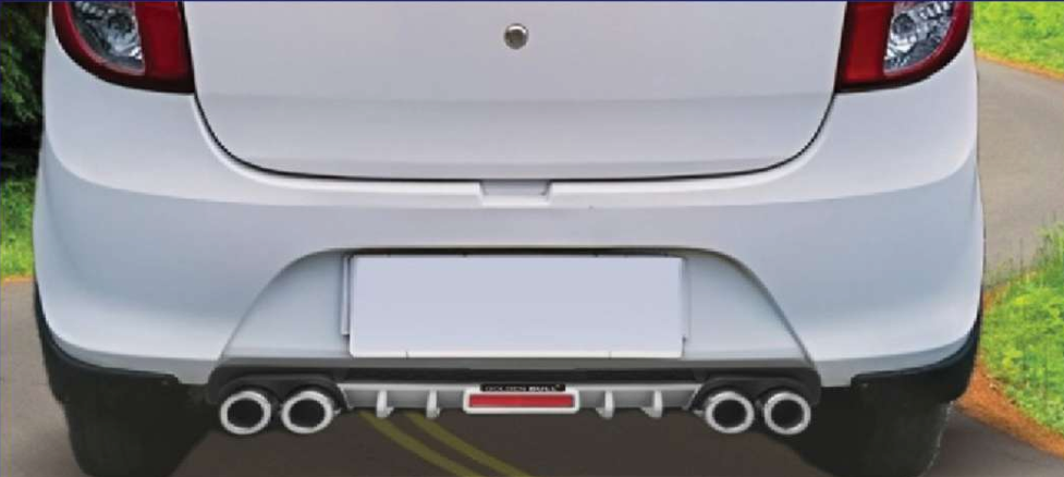 Rear Diffuser for Maruti Suzuki Alto 800