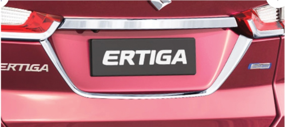 Number Plate U Chrome for Maruti Suzuki Ertiga