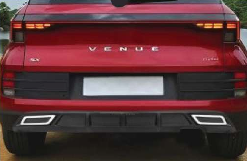 Front and Rear Diffuser for Hyundai Venue
