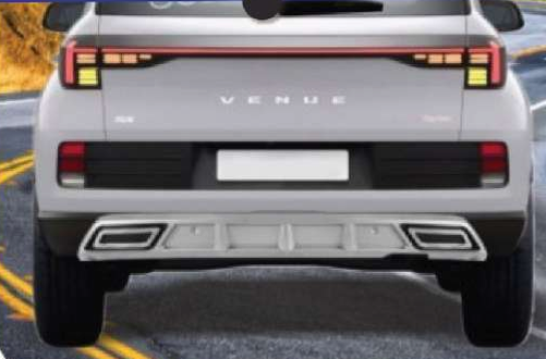 Front and Rear Diffuser for Hyundai Venue