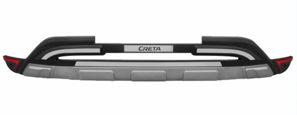 Silver Front Diffuser for Hyundai Creta