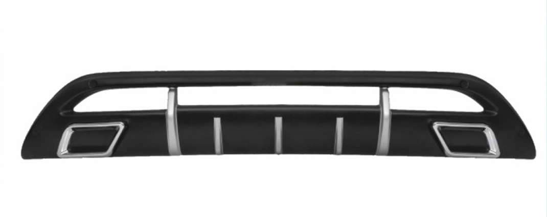 Silver Rear Diffuser for Hyundai Creta