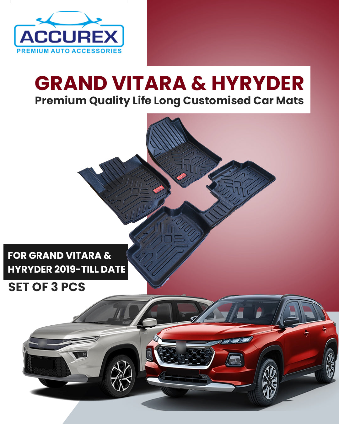 Premium Car Mats for Maruti Suzuki Vitara Brezza